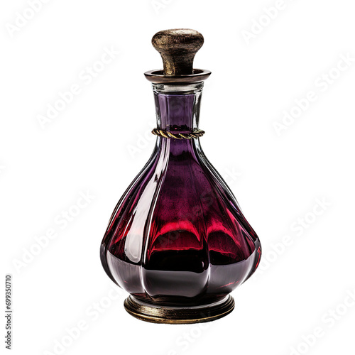 potion flask, transparent background, isolated image, generative AI