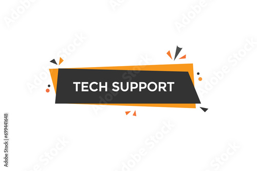  new website, click button tech support, level, sign, speech, bubble banner, 