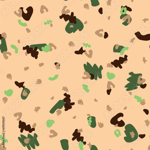 Military Vector Background. Digital Dirty Camouflage. Urban Modern Pattern. Repeat Green Pattern. Green Camo Paint. Seamless Brush. Hunter Abstract Camouflage. Tree Brown Canvas. Woodland Army Print.
