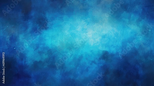 Fondo azul en degradado con textura brillante. Generative Ai