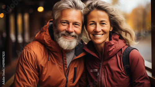 Senior spouses leading a healthy lifestyle