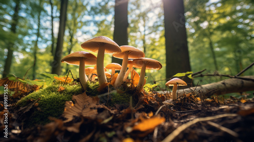 psychedelic mushrooms. Commonly known as magic mushrooms, a group of fungi. AI Generative
