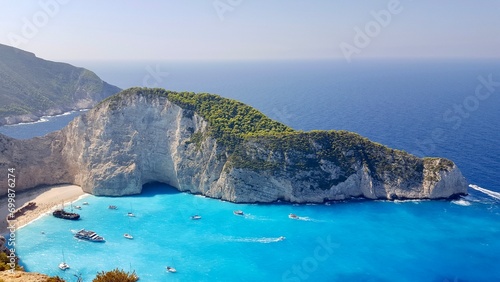 greece, zakynthos, sea, shipwreck