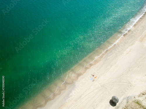 el sargento beach la ventana baja california sur mexico aerial view panorama