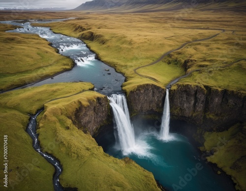 Waterfall in iceland