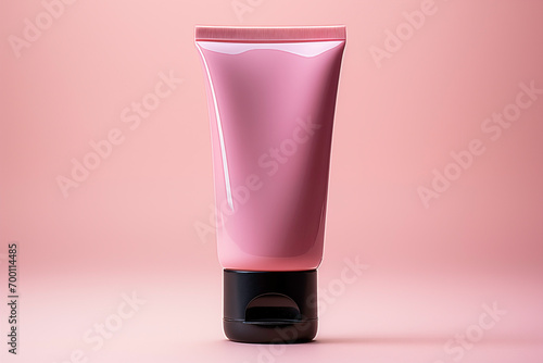 a pink tube of cream