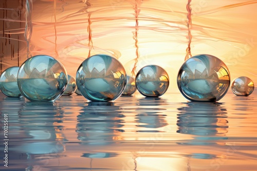 Reflective Christmas Balls - Generative AI