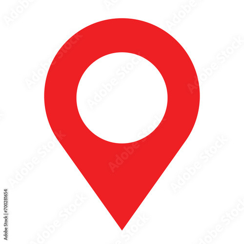 map pin vector logo template, locator icon
