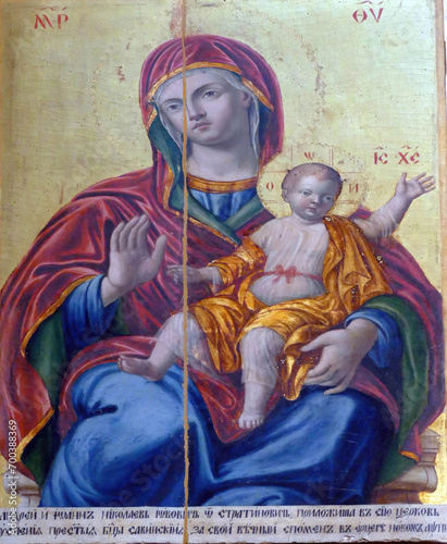 Icon of Madonna and Christ child