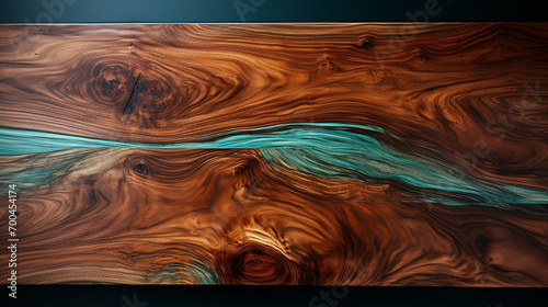 photorealistic neat looking board art from walnut wood