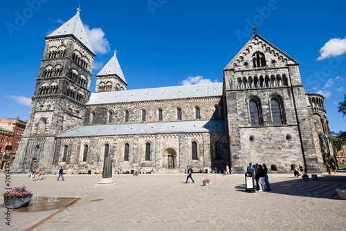 Romanesque style Saint Lawrence Lund Cathedral, Sweden