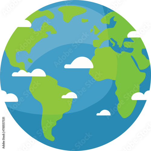 world map with earth vector image 