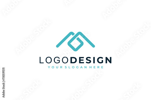 initial letter m logo design, icon and symbol logo design
