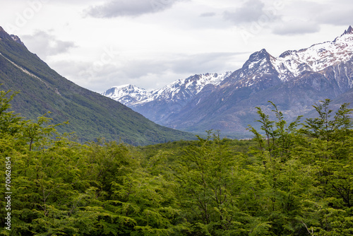 Part of the Andes Mountain Range in Tierra del Fuego.