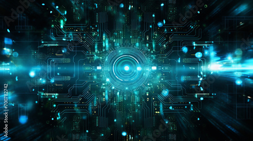 tech, technology theme, suitable for an image illustration or background, tech teal theme