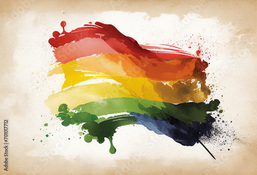 Abstract background colours of the Pride flag, the rainbow symbol of homosexual gay lesbian bisexual and transgender people known as the LGTB community, stock illustration image 