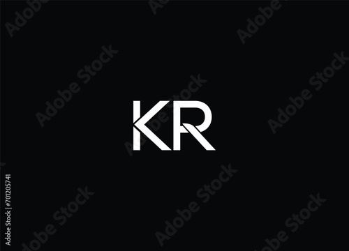 Creative Letters KR Logo Design And Vector Templates