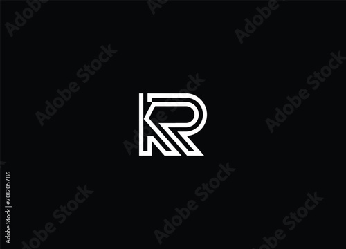 Creative Letters KR Logo Design And Vector Templates