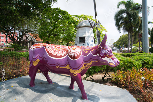cow statue in malakka