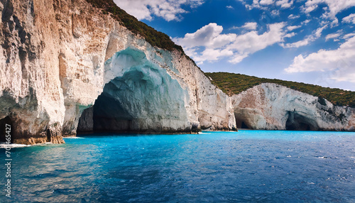 Azure Wonders: Exploring the Blue Caves of Zakynthos Island in Greece