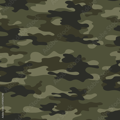  Fashion camouflage khaki pattern seamless army background, forest hunting print disguise, urban fashion design, paper, fabric