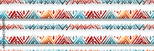ethnic tribal ancient seamless pattern ornament on white background for traditional carpet