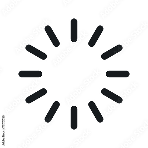 Data loading icon, waiting for the program. Vector image of the file upload. 