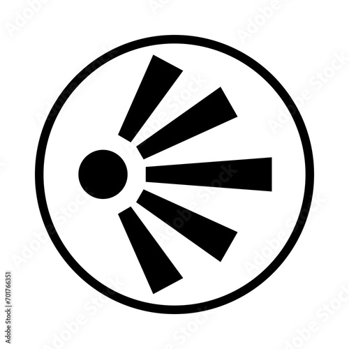 View point symbol icon
