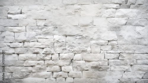 White mortar wall texture. Generative AI