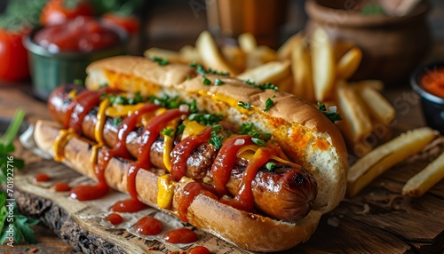 Fresh and Delicious Grilled New York Hotdog