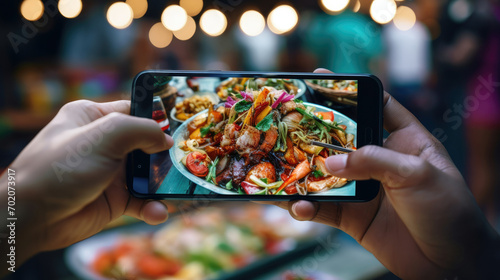Meal food hand technology camera lunch dinner table phone smartphone photography restaurant mobile