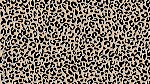 Leopard skin fur texture brown background