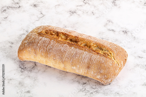 Italian ciabatta bread fresh and crust