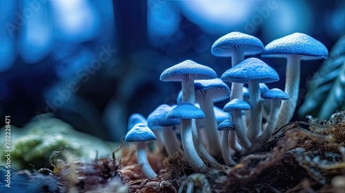 A Close-up Encounter. Exploring the Intricate Details of Mushrooms