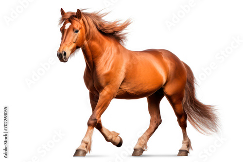  brown horse on a transparent background, png file