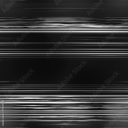 abstract seamless pattern texture with black white lines interference noise on monochrome background