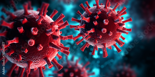 Coronaviruses influenza 3d redder. Coronavirus vector realistic coronavirus coved virus 3d modeling Corona Virus Mutation isolated .AI Generative