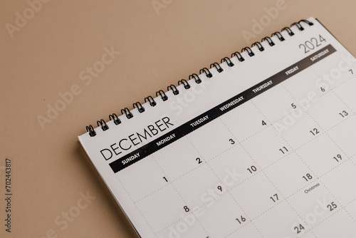 Calendar 2024, and calendar 2025 week start Monday corporate design template vector. Desk calendar 2024.