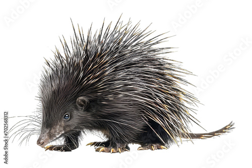 hedgehog isolated on white background