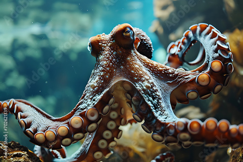  octopus in the sea 