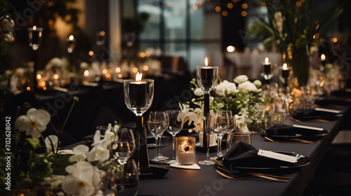 Luxurious wedding reception