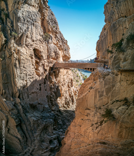 Breathtaking Cliffside Pathway of Caminito Del Rey, Malaga, Spain