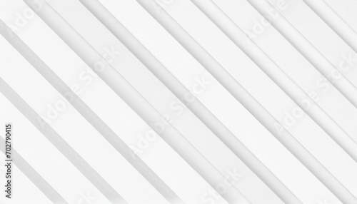 random shifted diagonal white long rectangle or cube geometrical background wallpaper banner pattern fade out with copy space flat lay top view from above