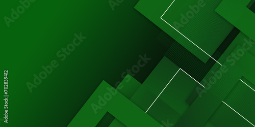 Abstract background with green squares 