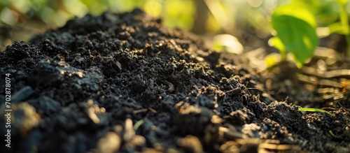 Using humic acid derived from humus as an organic fertilizer, high in humic and fulvic acid, the active soil component.