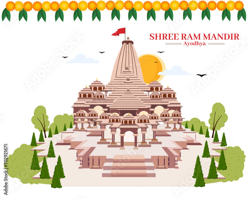 Ayodhya Ram Mandir spiritual Hindu temple design plan