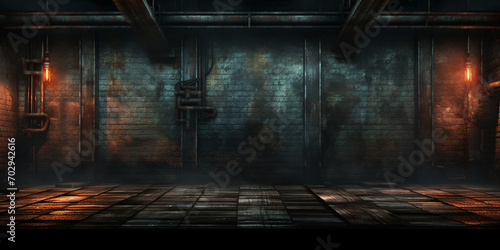 burnt black basement with a fiery glow, background, screensaver, wallpaper