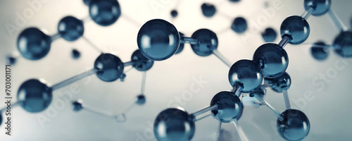 Abstract molecular structure, abstract background with molecules