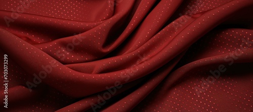 waves of polka dot red cloth 3