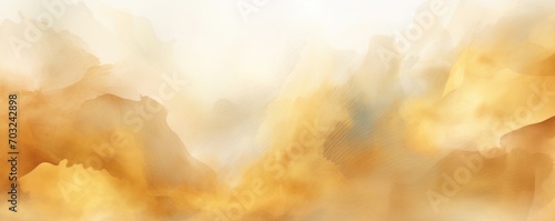 Gold watercolor abstract background